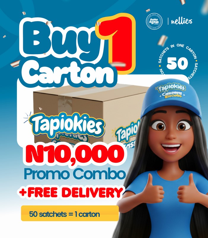 Tapiokies Cassava Biscuits 1Ctn (50 Sachets)